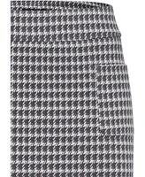 Olsen Women's Houndstooth Pull-On Skirt