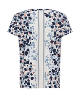 Olsen Short Sleeve Printed Tunic T-Shirt