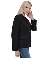 Dkny Jeans Women's Two-Button Fitted Blazer