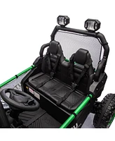 Streamdale Furniture 24V Two-seater Kids Ride On Utv W/Parents Control,400W Super Power, Four