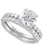 Grown With Love Certified Lab Diamond Bridal Set (3 ct. t.w.) 14k White Gold