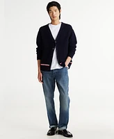 Tommy Hilfiger Men's Structured Fit Global Stripe Cardigan