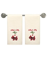 Avanti Scottie Cotton Hand Towel Set, 28" x 16"