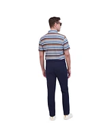 Ben Sherman Men's Sport Multi Stripe Tech Jersey Sports Fit Polo Shirt