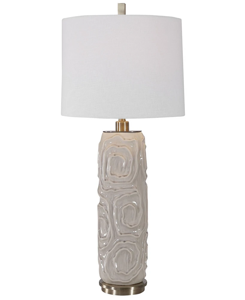 Uttermost 33" Ceramic Zade Table Lamp