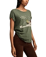 Lucky Brand Women's Can We Get A Fake Tree Next Year Cotton T-Shirt