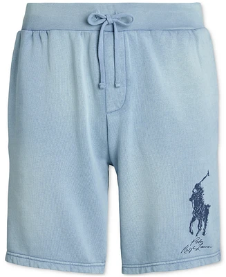 Polo Ralph Lauren Men's Big & Tall Pony Garment-Dyed Fleece Shorts