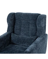 Slickblue Modern Chenille Arm Chair Upholstered Armchair for Living Room Comfort and Style