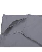 9.8' x 9.8' Gazebo Replacement Canopy, 2-Tier Top Uv Cover for 9.84' x 9.84' Outdoor Gazebo, Dark Gray (Top Only)