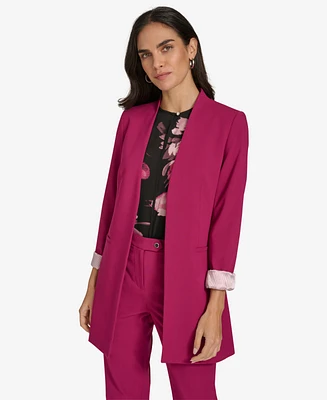 Calvin Klein Petite 3/4-Sleeve Blazer