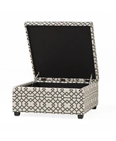 Simplie Fun Richmond Storage Ottoman: Spacious, Stylish Storage Solution