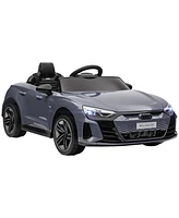 Kids Ride on Car, 12V Licensed Audi Rs E-tron Gt 3.1 Mph Electric Car for Kids, Ride-on Toy for Boys and Girls with Remote Control, 4 Wheels with Susp