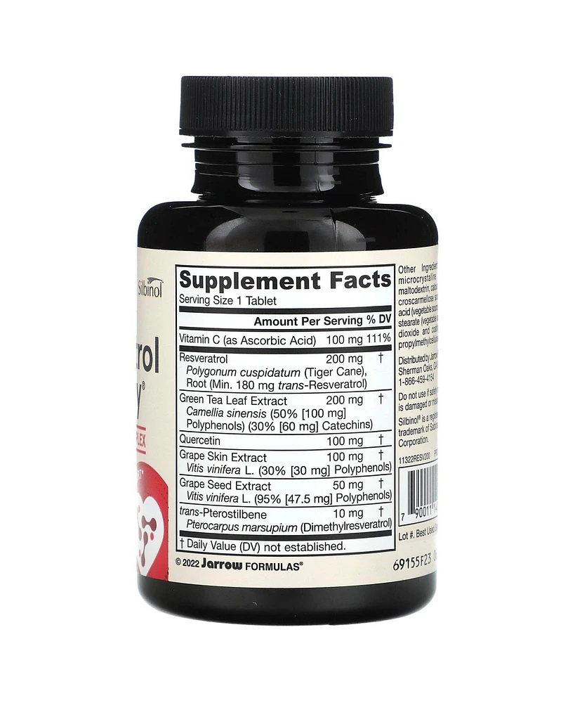 Jarrow Formulas Nutrition Resveratrol Synergy