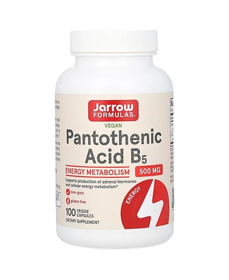 Jarrow Formulas Pantothenic Acid B5 500 mg