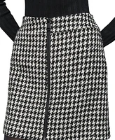 Dkny Jeans Women's Plaid Zip-Front Mini Skirt - I3D