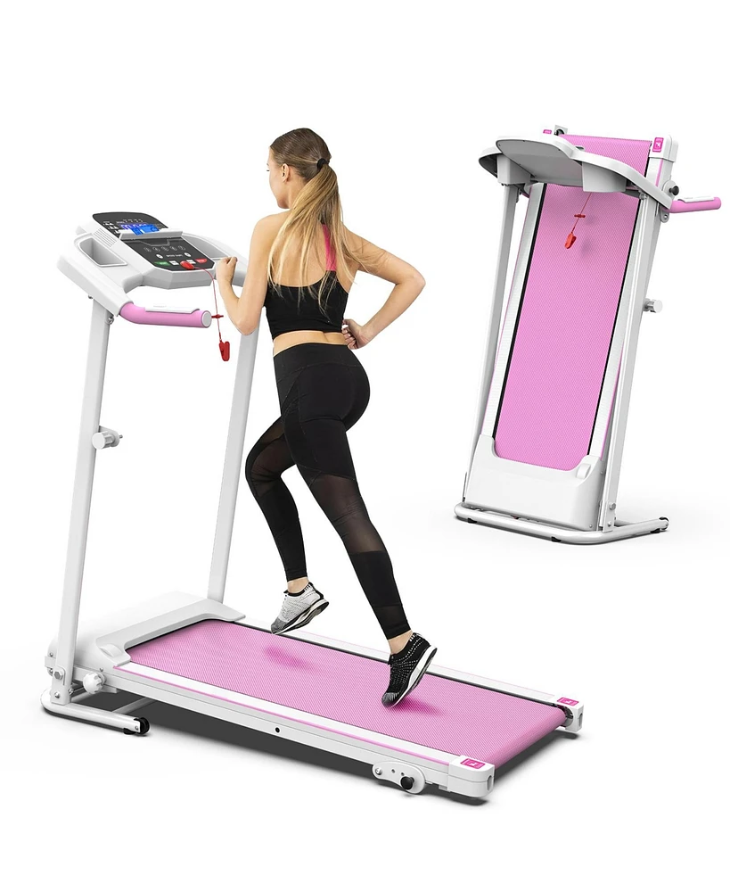 Streamdale Furniture Foldable Treadmill 2.5HP Electric Folding Treadmill Running Walking Machine for Home Gym, Max 265 Lbs Weight Capacity