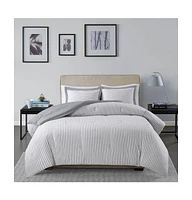 Reversible Yarn Dyed Stripe Down Alternative Comforter Set