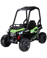 Streamdale Furniture Thrilling 12V Kids Utv: Ultimate Off-Road Adventure with Safety and Entertainment