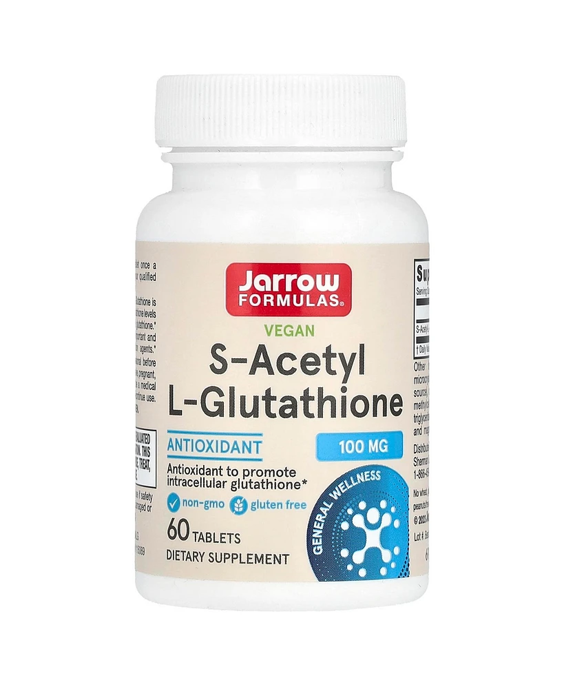 Jarrow Formulas Nutrition S-Acetyl L-Glutathione 100 mg