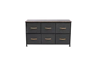 Slickblue 3-Tier Wide Drawer Dresser for Stylish Storage and Organization Solutions