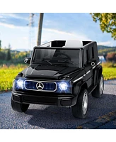 Costway Licensed Mercedes-Benz Eqg Kids Ride On Car with Remote Control Detachable Battery