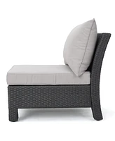 Antibes V Shape Sofa Set Grey - R Arm