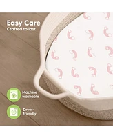 KeaBabies Bassinet Sheet for Baby Girls, Boys, 2-Pack Soothe Fitted Sheets, Bedside Mattress