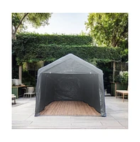 Slickblue Heavy-Duty Gazebo Party Tent - Portable Canopy Carport for Outdoor Events and Garage Use