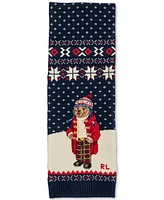 Polo Ralph Lauren Men's Holiday Bear Intarsia Scarf