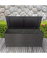 Slickblue Outdoor Storage Box for Garden, Patio, and Backyard Organization