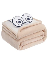 Sealy Heated Flannel and Sherpa Blanket