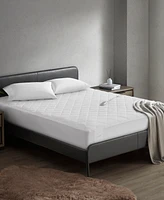 Sharper Image Embossed Microfiber Heated Mattress Pad