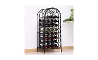 Slickblue Functional Wine Rack Cabinet for Elegant Storage and Display of Wine Bottles