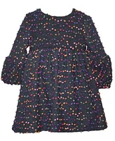 Bonnie Jean Little Girls 3D Confetti Dot Knit Dress