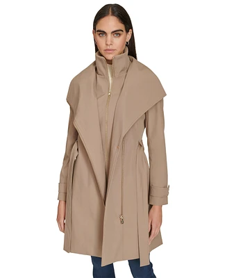 Calvin Klein Women's Belted Wrap Coat