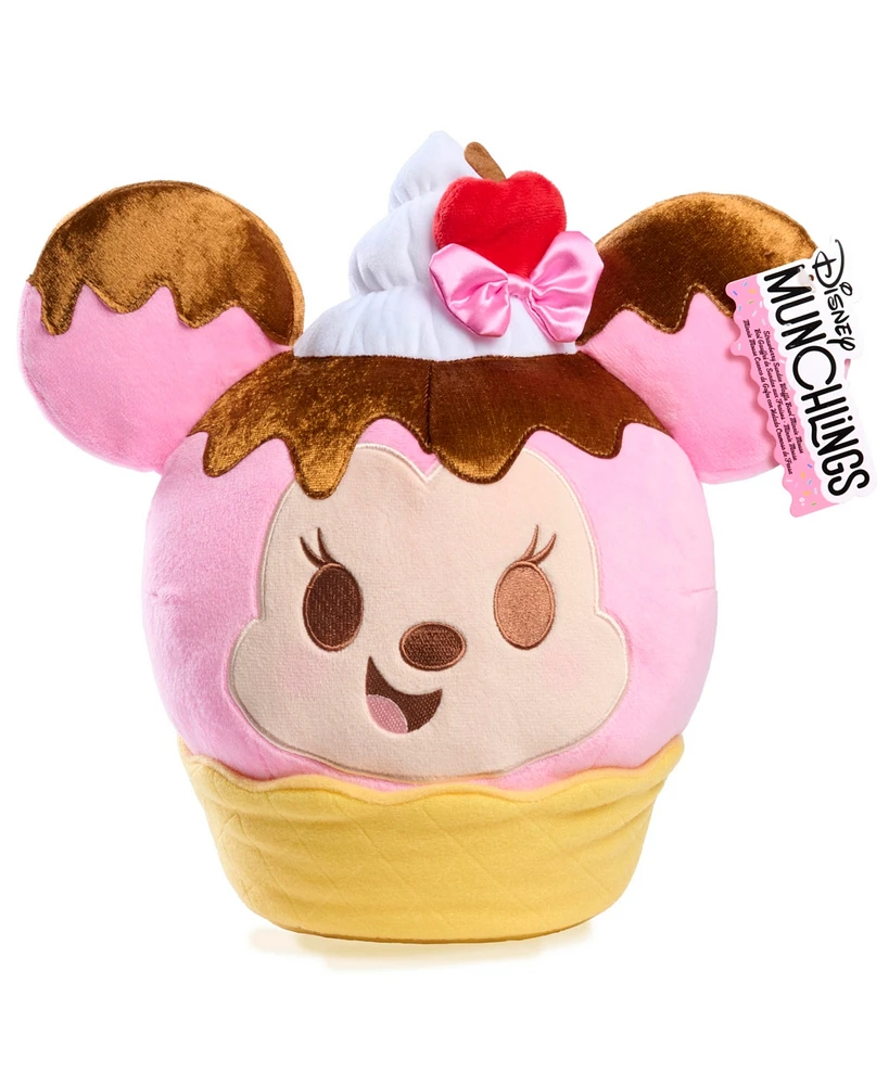 Disney Munchlings Squeeze-a-Munch Large Scented Strawberry Sundae Waffle Bowl Minnie Mouse Plush