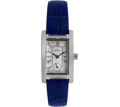 Peugeot Women's Contour Tank Shape Case Watch with Roman Numerals