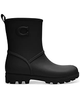 Coach Women's Ryder Rubber Lug Rain Booties