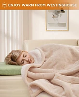 Westinghouse Heated Flannel and Sherpa Blanket