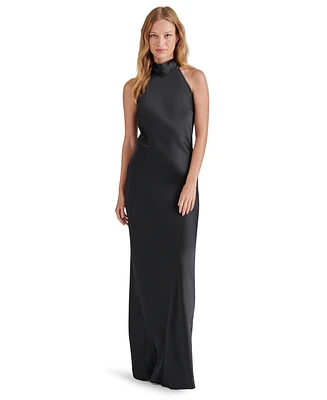 Steve Madden Women's Lara Satin Maxi Dress