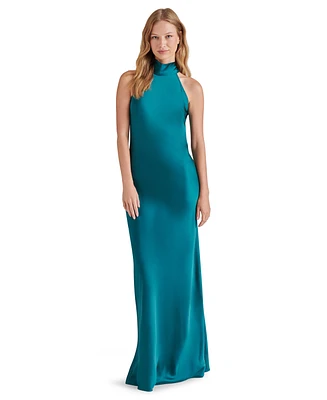 Steve Madden Women's Lara Satin Maxi Dress