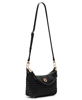 Anne Klein Ruched Quilted Small Shoulder Bag