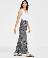 I.n.c. International Concepts Petite High-Rise Drape Wide-Leg Pants, Exclusively at Macy's