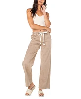 Roxy Juniors' Sunset Dream Mid Rise Pull-On Pants