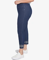 Ruby Rd. Plus Pull on Extra Stretch Foiled Jeans