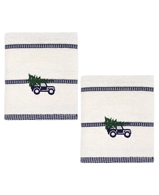 Izod Pine Trail Cotton 2-Pack Hand Towel Set, 16" x 28"