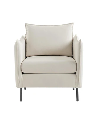 Hulala Home Cuthbert Modern Armchair with Anti-Scratch Fabric