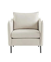 Hulala Home Cuthbert Modern Armchair with Anti-Scratch Fabric