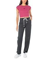 Roxy Juniors' Sunset Dream Mid Rise Pull-On Pants