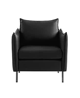 Hulala Home Cuthbert Modern Armchair with Anti-Scratch Fabric